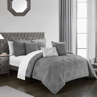 Chic Home Jodie 6 Piece Chenille Comforter Set 