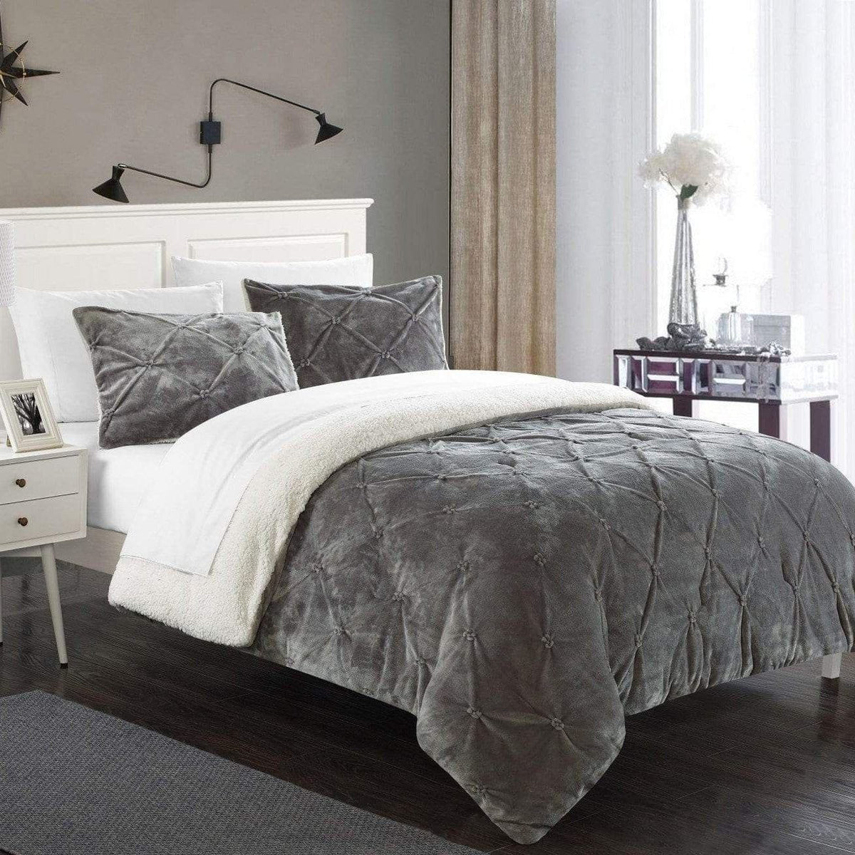 Chic Home Josepha 7 Piece Sherpa Comforter Set 