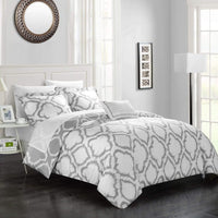 Chic Home Juniper 8 Piece Reversible Duvet Cover Set 