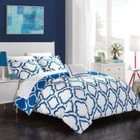 Chic Home Juniper 8 Piece Reversible Duvet Cover Set 
