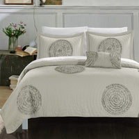 Chic Home Jupiter 8 Piece Floral Quilt Set 