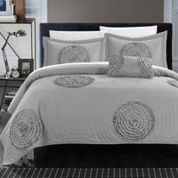 Chic Home Jupiter 8 Piece Floral Quilt Set 