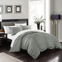 Chic Home Kaiah 7 Piece Striped Comforter Set 