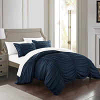 Chic Home Kaiah 7 Piece Striped Comforter Set 
