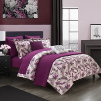 Chic Home Kala 12 Piece Floral Comforter and Quilt Set 