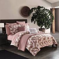Chic Home Kala 12 Piece Floral Comforter and Quilt Set 