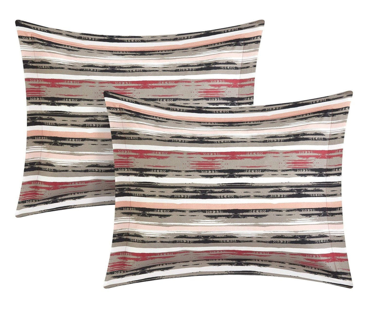Chic Home Karan 4 Piece Striped Duvet Cover Set 