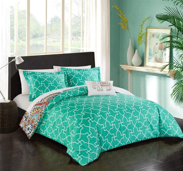 Chic Home Karen 4 Piece Boho Duvet Cover Set 