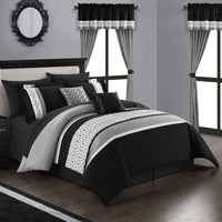 Chic Home Katrin 20 Piece Embroidered Comforter Set 