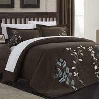 Chic Home Kaylee 7 Piece Floral Duvet Cover Set 