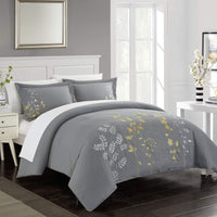 Chic Home Kaylee 7 Piece Floral Duvet Cover Set 