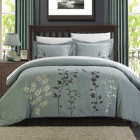 Chic Home Kaylee 7 Piece Floral Duvet Cover Set 