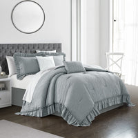 Chic Home Kensley 5 Piece Crinkle Comforter Set 