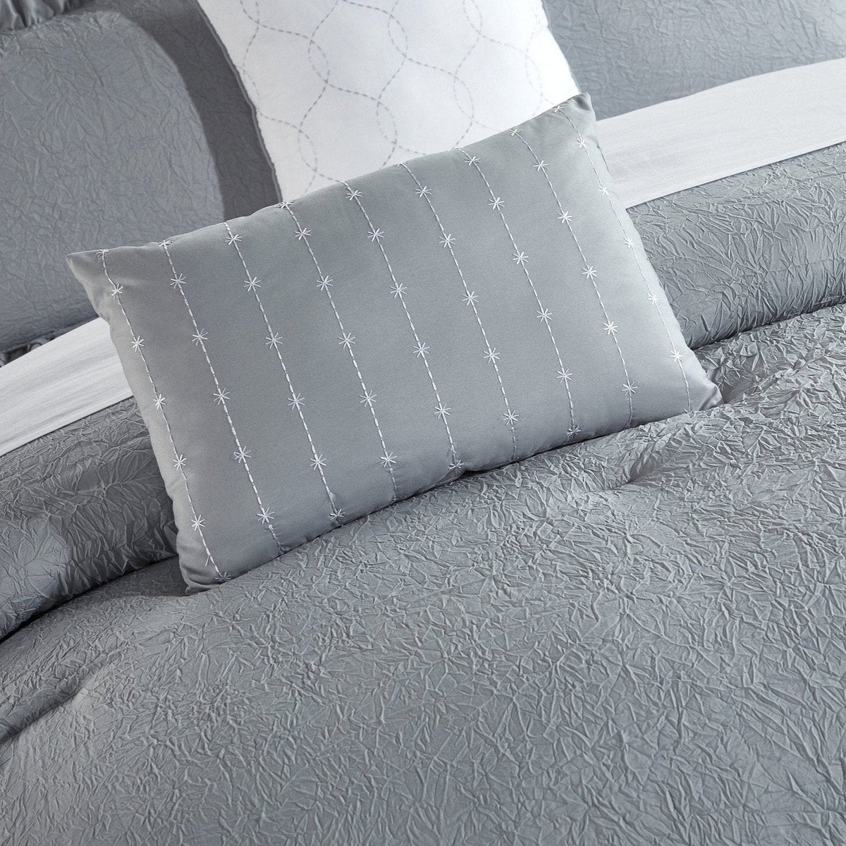 Chic Home Kensley 5 Piece Crinkle Comforter Set 