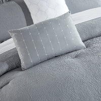 Chic Home Kensley 5 Piece Crinkle Comforter Set 