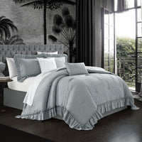 Chic Home Kensley 5 Piece Crinkle Comforter Set 