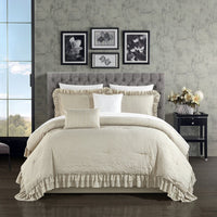 Chic Home Kensley 5 Piece Crinkle Comforter Set 