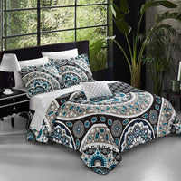 Chic Home Lacey 8 Piece Boho Duvet Cover Set Queen