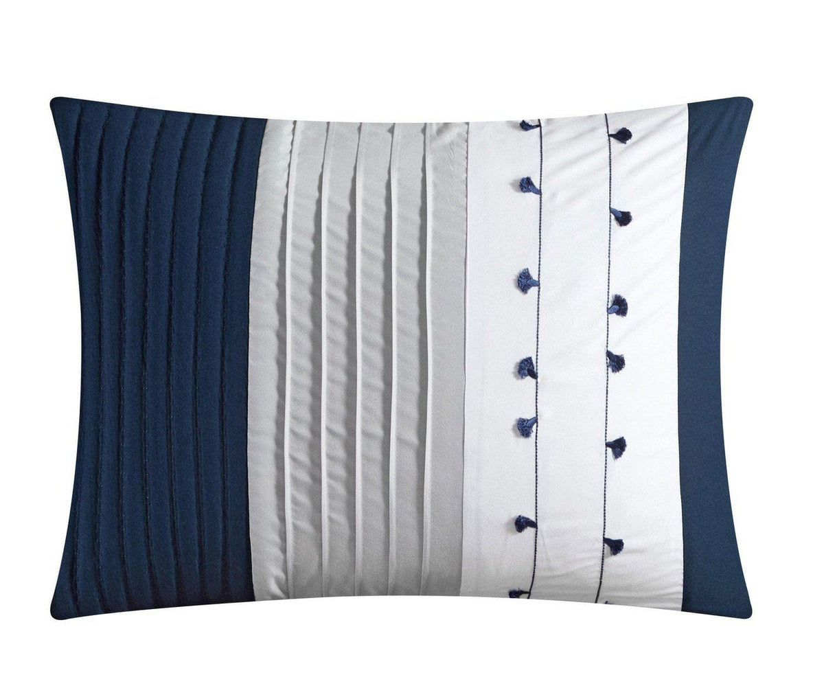 Chic Home Lainy 9 Piece Pleated Comforter Set 