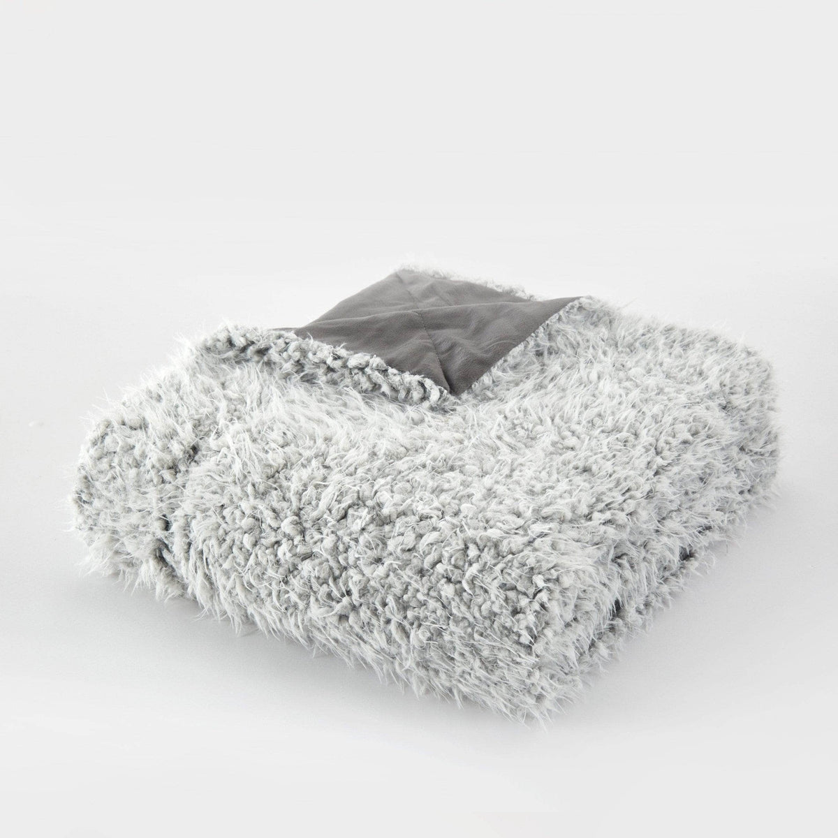 Chic Home Lambs Hill Faux Fur Throw Blanket And Pillow 
