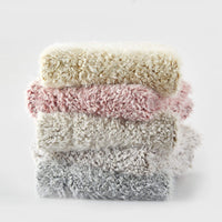 Chic Home Lambs Hill Faux Fur Throw Blanket And Pillow 