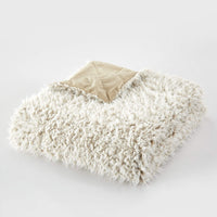 Chic Home Lambs Hill Faux Fur Throw Blanket And Pillow 