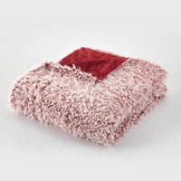 Chic Home Lambs Hill Faux Fur Throw Blanket And Pillow 