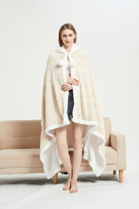 Chic Home Lansing Snuggle Hoodie Animal Pattern Wearable Blanket 