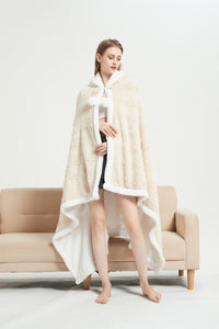 Chic Home Lansing Snuggle Hoodie Animal Pattern Wearable Blanket 