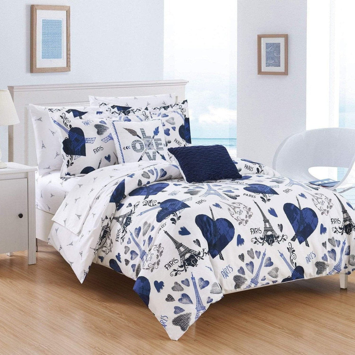 Chic Home Le Marias 9 Piece Reversible Comforter Set 