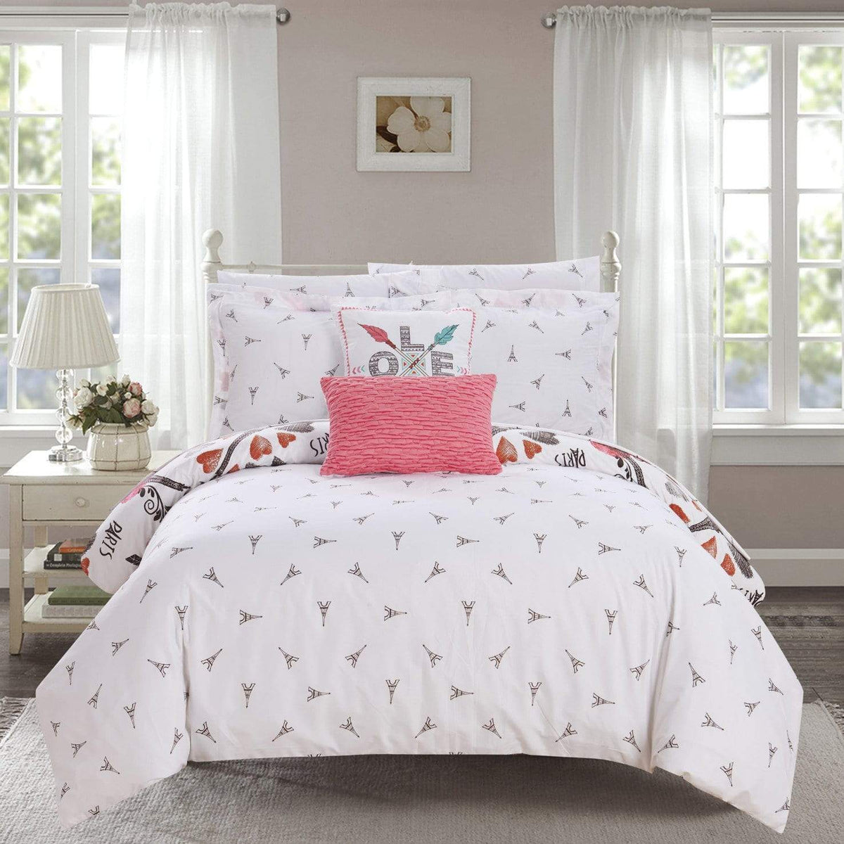 Chic Home Le Marias 9 Piece Reversible Comforter Set 