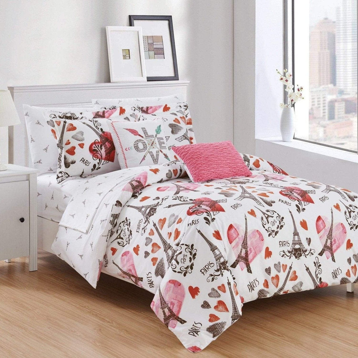 Chic Home Le Marias 9 Piece Reversible Comforter Set 