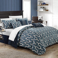 Chic Home Lessie 7 Piece Reversible Comforter Set 