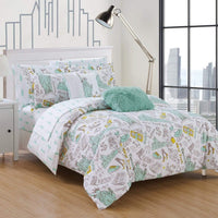 Chic Home Liberty 9 Piece Reversible Comforter Set 
