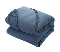 Chic Home Lunar 12 Piece Faux Linen Comforter Set 