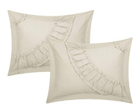 Chic Home Lunar 12 Piece Faux Linen Comforter Set 
