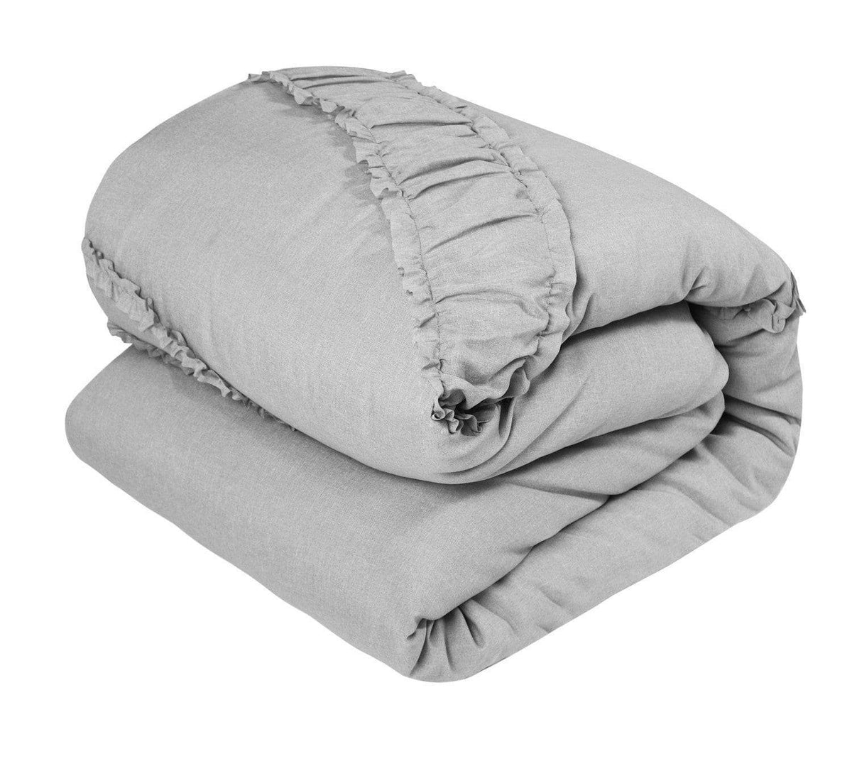 Chic Home Lunar 12 Piece Faux Linen Comforter Set 