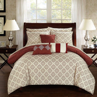 Chic Home Maddie 10 Piece Reversible Comforter Set 