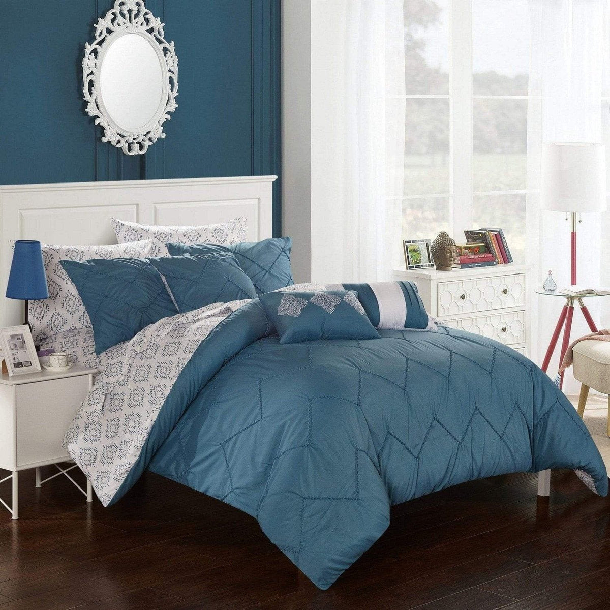 Chic Home Maddie 10 Piece Reversible Comforter Set 