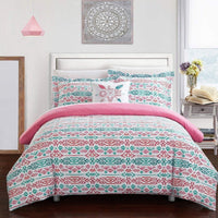 Chic Home Malina 8 Piece Striped Duvet Cover Set Twin