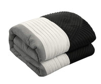 Chic Home Marbella 11 Piece Faux Linen Comforter Set 
