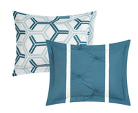 Chic Home Marcia 4 Piece Reversible Comforter Set 