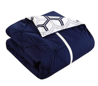 Chic Home Marcia 4 Piece Reversible Comforter Set 