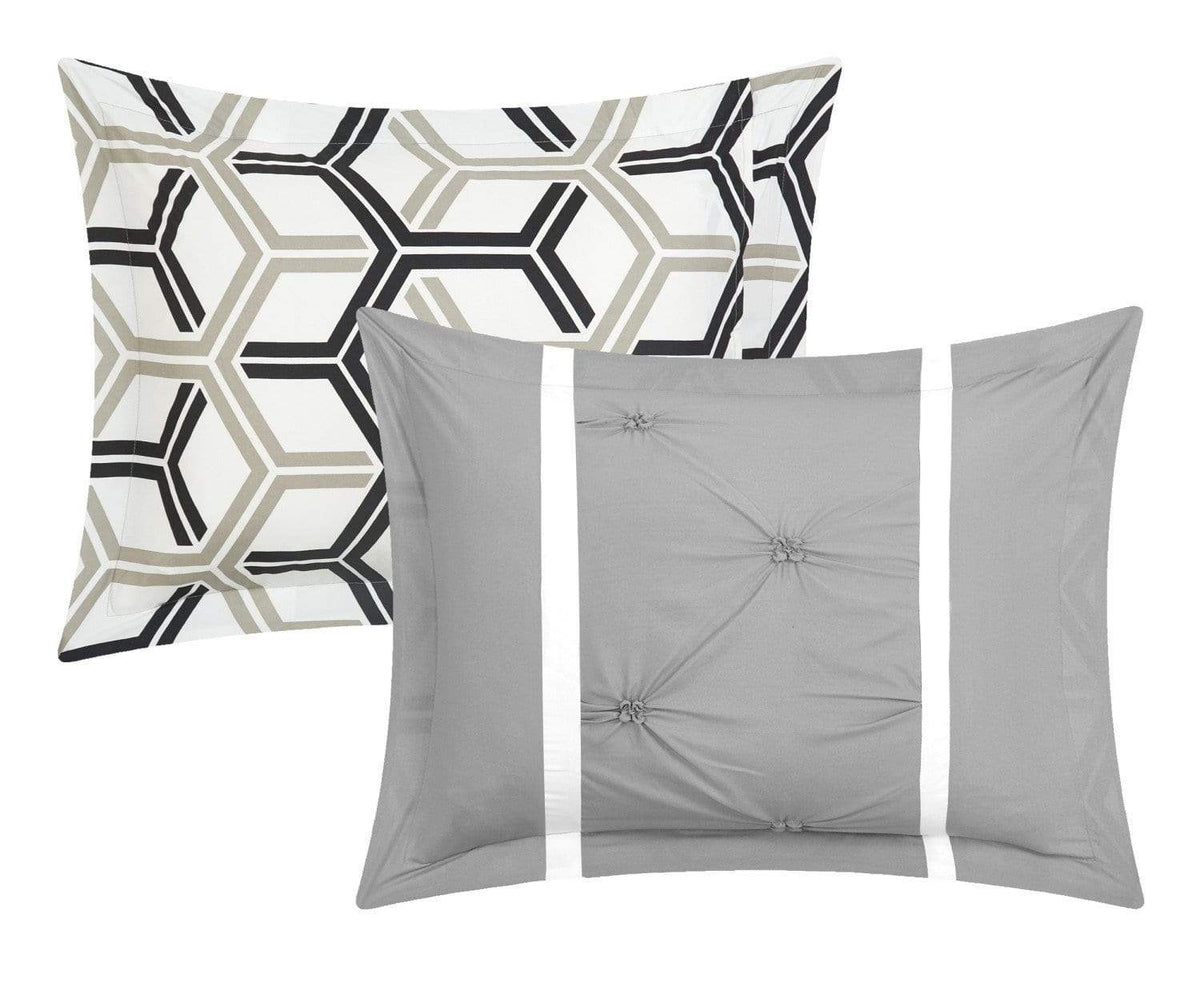 Chic Home Marcia 8 Piece Reversible Comforter Set 