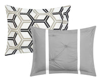 Chic Home Marcia 8 Piece Reversible Comforter Set 