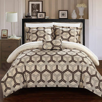 Chic Home Marcia 8 Piece Reversible Comforter Set 