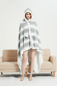 Chic Home Massimo Snuggle Hoodie Animal Pattern Robe 