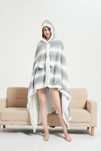 Chic Home Massimo Snuggle Hoodie Animal Pattern Robe 