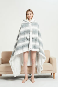 Chic Home Massimo Snuggle Hoodie Animal Pattern Robe 