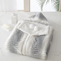 Chic Home Massimo Snuggle Hoodie Animal Pattern Robe 